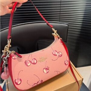 COACH Teri Shoulder Bag With Cherry Print CR290